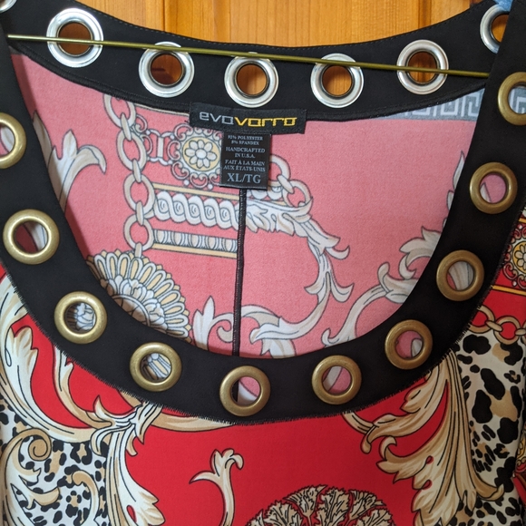 Animal print tunic, size XL, never worn - Picture 3 of 3